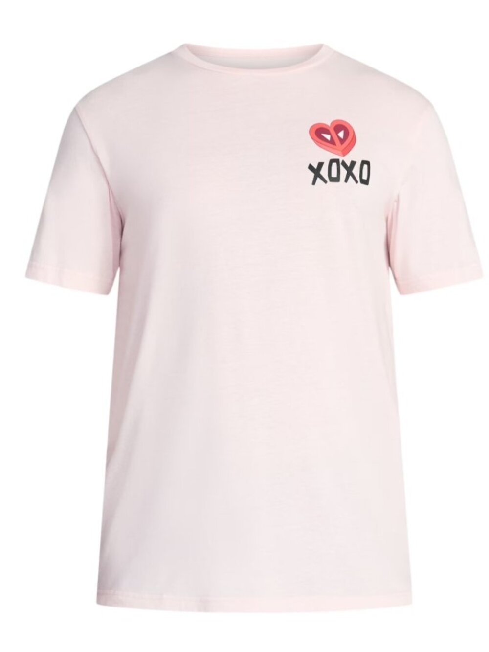 NEW Marvel Deadpool XOXO Pink Ready to Mingle Short Sleeve Large (36-38) T-Shirt